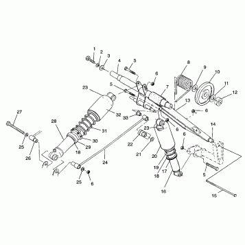 REAR TORQUE ARM XLT SP 0976676 (4937753775B013)
