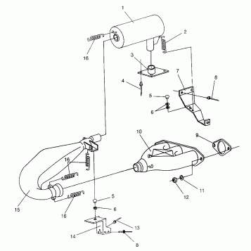 EXHAUST SYSTEM - 0976676 (4937753775C004)