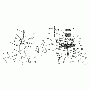 OIL TANK/AIR BOX - 0976676 (4937753775C005)
