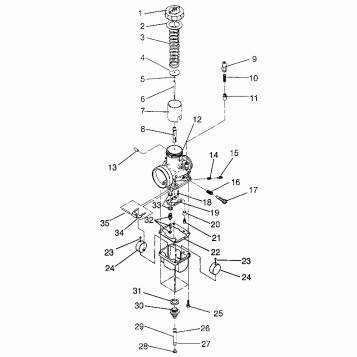CARBURETOR - 0976676 (4937753775C013)