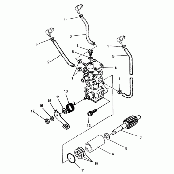 OIL PUMP XLT SP 0976676 (4937753775D001)