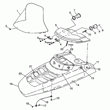 HOOD XLT LTD 0973756 and EUROPEAN XLT LTD E973756 (4937793779A009)