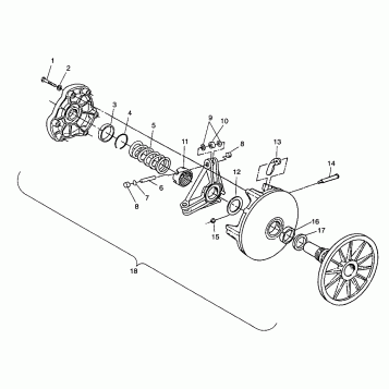 DRIVE CLUTCH XLT LTD 0973756 and EUROPEAN XLT LTD E973756 (4937793779B012)