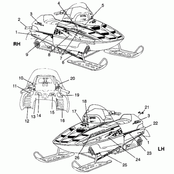 DECALS Storm 0975782, Storm S.E. H975782, European Storm S.E. E975782,  and (4937823782A013)