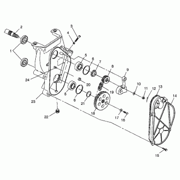 CHAINCASE Storm 0975782, Storm S.E. H975782, European Storm S.E. E975782, (4937823782B010)