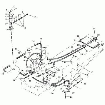 COOLING SYSTEM Storm 0975782, Storm S.E. H975782, European Storm S.E. E9757 (4937823782B011)