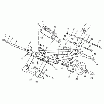 FRONT TORQUE ARM Storm 0975782, Storm S.E. H975782, European Storm S.E. E97 (4937823782C003)