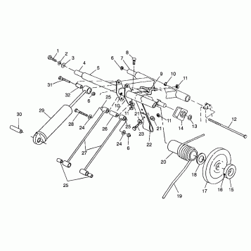 REAR TORQUE ARM Storm 0975782, Storm S.E. H975782, European Storm S.E. E975 (4937823782C004)