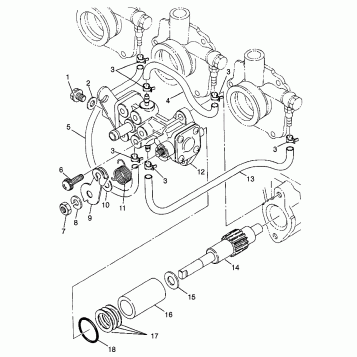 OIL PUMP Storm 0975782, Storm S.E. H975782, European Storm S.E. E975782,  a (4937823782D008)