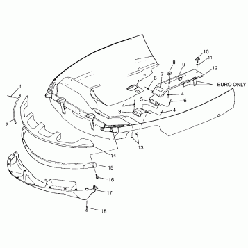 NOSEPAN 600 XCR 0975677, 600 XCR SE H975677 and EUROPEAN 600 XCR SE E975677 (4937963796A007)