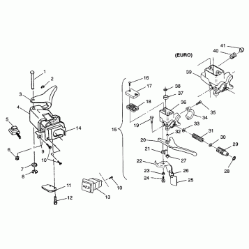 CONTROLS 600 XCR 0975677, 600 XCR SE H975677 and EUROPEAN 600 XCR SE E97567 (4937963796B002)