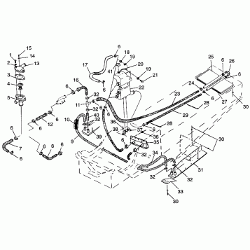 COOLING SYSTEM 600 XCR 0975677, 600 XCR SE H975677 and EUROPEAN 600 XCR SE (4937963796B008)