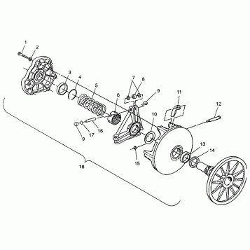 DRIVE CLUTCH - H975677 (4937963796C001)