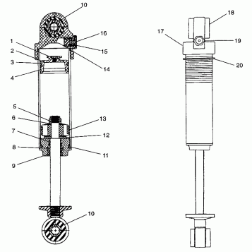 FOX SHOCK - GAS, MIDDLE - H975677 (4937963796C008)