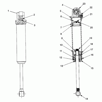 FOX SHOCK - GAS, REAR - H975677 (4937963796C009)