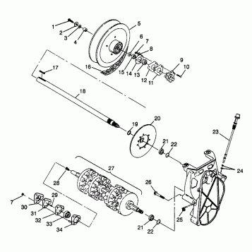 DRIVE TRAIN ULTRA 0976778 and EUROPEAN ULTRA E976778 (4938053805B012)