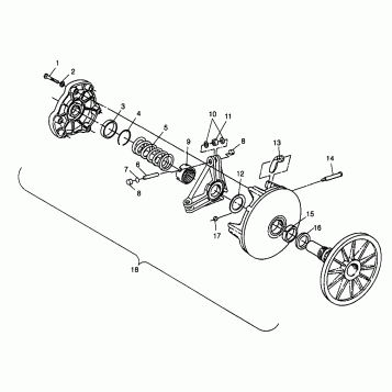 DRIVE CLUTCH ULTRA 0976778 and EUROPEAN ULTRA E976778 (4938053805B013)