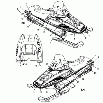 DECALS ULTRA SP 0970678 (4938093809A012)