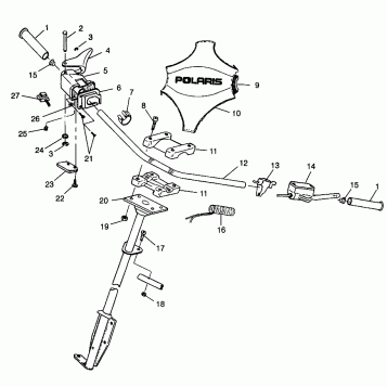 STEERING - HANDLEBAR ULTRA SP 0970678 (4938093809B003)
