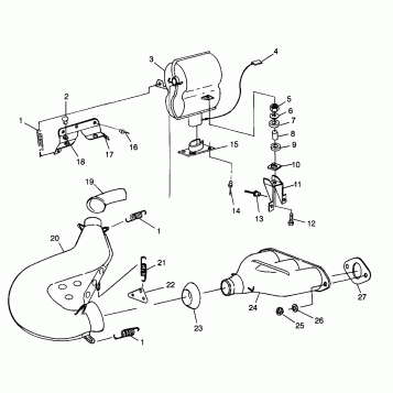 EXHAUST SYSTEM ULTRA SP 0970678 (4938093809C002)