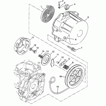 RECOIL STARTER ULTRA SP 0970678 (4938093809C013)