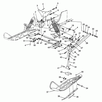 FRONT SUSPENSION and SKI ULTRA TOURING 0975378 and EUROPEAN ULTRA TOURING E (4938133813B006)