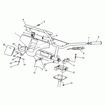 STEERING - HANDLEBAR ULTRA TOURING 0975378 and EUROPEAN ULTRA TOURING E9753 (4938133813B008)