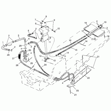 COOLING SYSTEM ULTRA TOURING 0975378 and EUROPEAN ULTRA TOURING E975378 (4938133813B010)