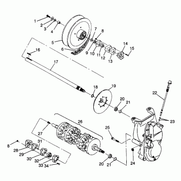 DRIVE TRAIN ULTRA TOURING 0975378 and EUROPEAN ULTRA TOURING E975378 (4938133813B013)
