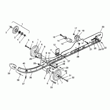 SUSPENSION ULTRA TOURING 0975378 and EUROPEAN ULTRA TOURING E975378 (4938133813C001)