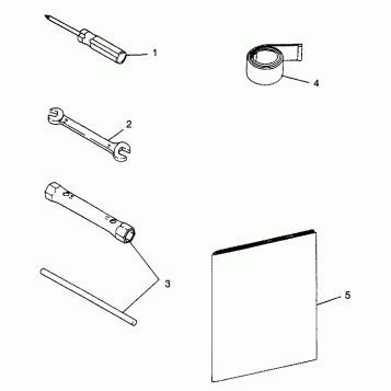 TOOL KIT ULTRA TOURING 0975378 and EUROPEAN ULTRA TOURING E975378 (4938133813D007)