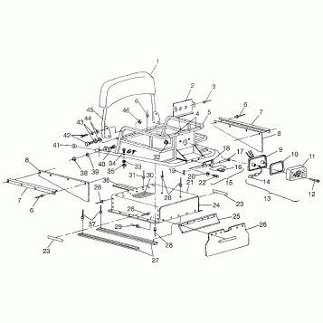 RACK and TUNNEL EXTENSION - 0972061 (4938173817A013)