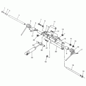 REAR TORQUE ARM WIDETRAK GT 0972061 and EUROPEAN WIDETRAK GT E972061 (4938173817B008)
