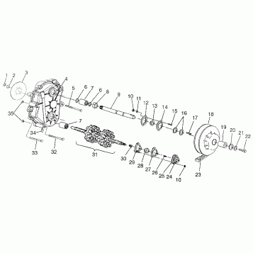 DRIVESHAFT WIDETRAK GT 0972061 and EUROPEAN WIDETRAK GT E972061 (4938173817B011)