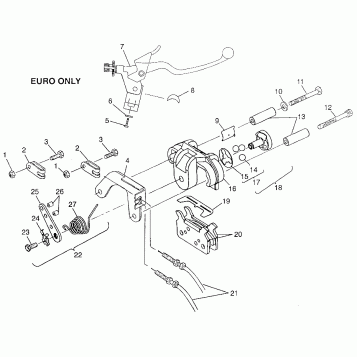 BRAKE WIDETRAK GT 0972061 and EUROPEAN WIDETRAK GT E972061 (4938173817B012)