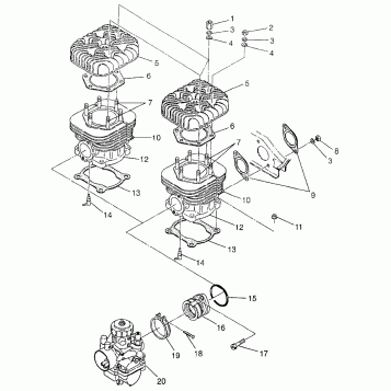 CYLINDER WIDETRAK GT 0972061 and EUROPEAN WIDETRAK GT E972061 (4938173817C006)