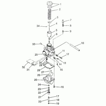 CARBURETOR WIDETRAK GT 0972061 and EUROPEAN WIDETRAK GT E972061 (4938173817C008)