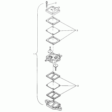 FUEL PUMP WIDETRAK GT 0972061 and EUROPEAN WIDETRAK GT E972061 (4938173817C010)