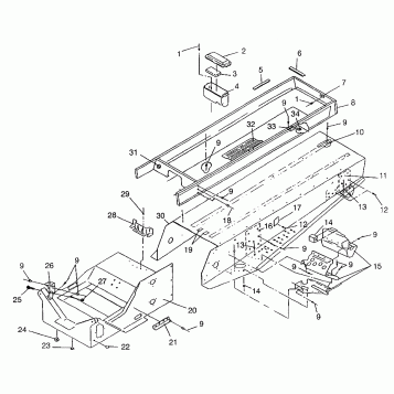 TUNNEL WIDETRAK LX 0972065 and  EUROPEAN WIDETRAK LX E972065 (4938223822A005)