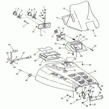 HOOD WIDETRAK LX 0972065 and  EUROPEAN WIDETRAK LX E972065 (4938223822A009)