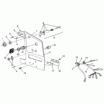 CONSOLE WIDETRAK LX 0972065 and EUROPEAN WIDETRAK LX E972065 (4938223822A013)