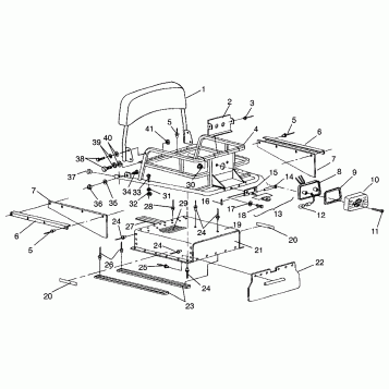 RACK and TUNNEL EXTENSION WIDETRAK LX 0972065 and  EUROPEAN WIDETRAK LX E97 (4938223822A014)