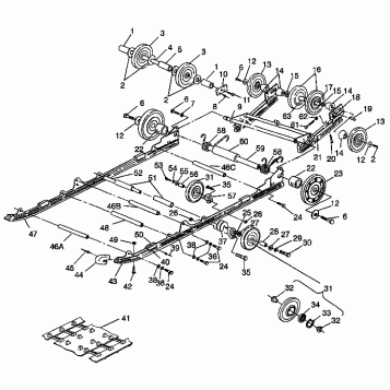 SUSPENSION WIDETRAK LX 0972065 and  EUROPEAN WIDETRAK LX E972065 (4938223822B007)