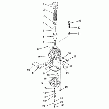 CARBURETOR WIDETRAK LX 0972065 and  EUROPEAN WIDETRAK LX E972065 (4938223822C011)