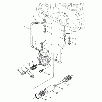 OIL PUMP WIDETRAK LX 0972065 and  EUROPEAN WIDETRAK LX E972065 (4938223822C013)