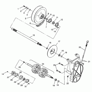 DRIVE TRAIN LITE GT 0973133 and EUROPEAN LITE GT E973133 (4938253825B006)