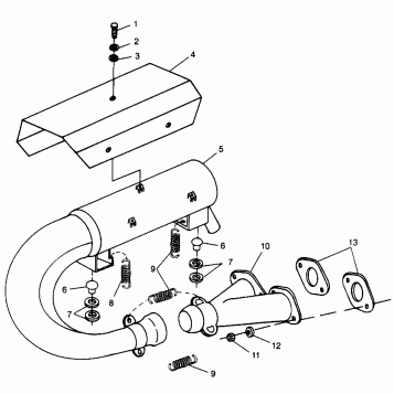 EXHAUST SYSTEM LITE GT 0973133 and EUROPEAN LITE GT E973133 (4938253825B014)