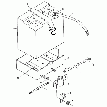 BATTERY BOX LITE DELUXE 0963431 (4938273827A013)