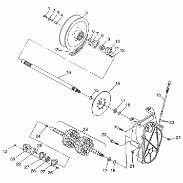 DRIVE TRAIN - 0973433 (4938273827B006)