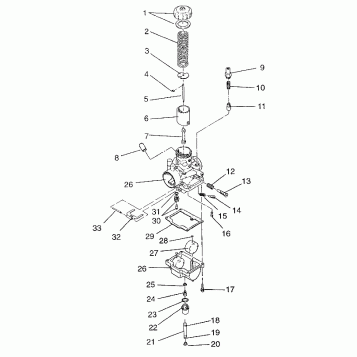 CARBURETOR LITE 0973433 and LITE DELUXE 0973431 (4938273827C006)